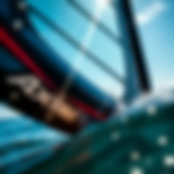 Sleek Design of Axis 1150 Foil Detailed view of the Axis 1150 foil showcasing its sleek design and craftsmanship