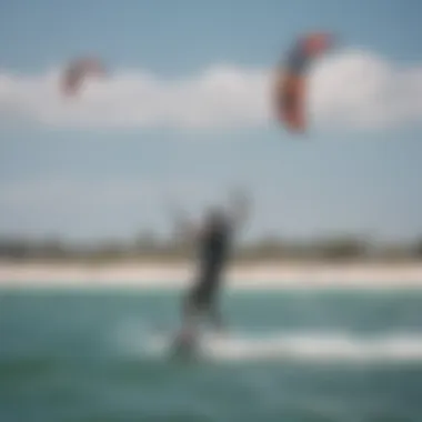 Wind patterns illustrated over Boca Grande's coastline