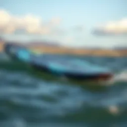 Sleek design of the Cabrinha Cutlass kiteboard