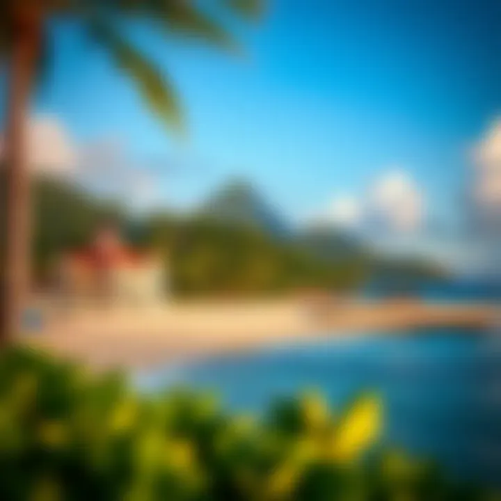 Stunning Beachfront Serenity at Coconut Bay A serene view of Coconut Bay's beachfront