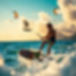 Kiteboarding at Coconut Bay