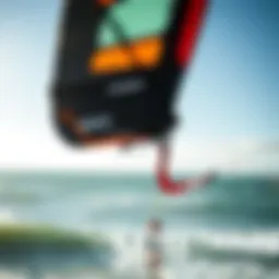 Detailed view of the 2019 Slingshot kite's design features