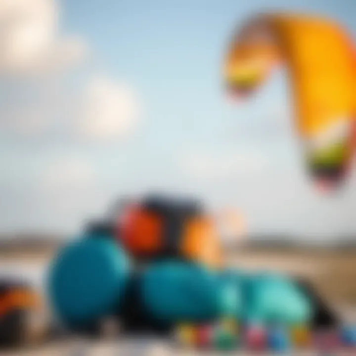 Essential Safety Gear Safety gear and equipment essential for traction kite sports.