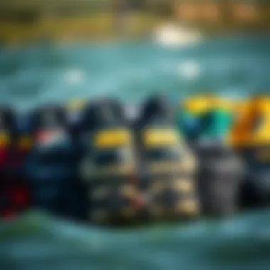 Types of Flotation Vests A variety of flotation vests displayed