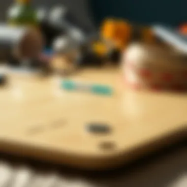 Understanding Foil Board Materials Close-up of materials used in foil board construction