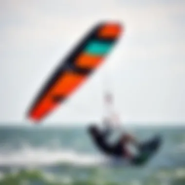 Illustration of safety features in trainer kites