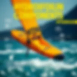 Detailed diagram showing hydrofoil components