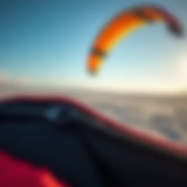Close-up of durable materials used in kite bags