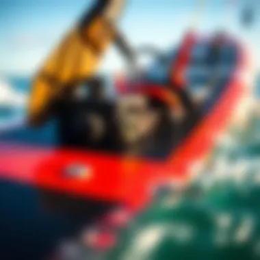 Advanced Technology in Efoil Boards Close-up of an efoil board's advanced technology components