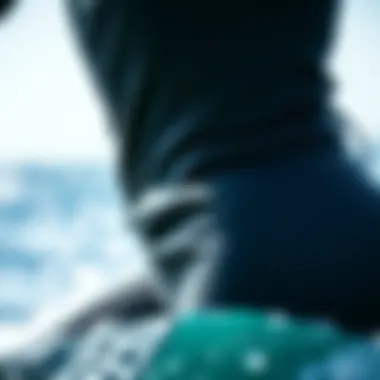 Kitesurf Wetsuit Material Comparison Wetsuit material comparison showcasing flexibility and insulation