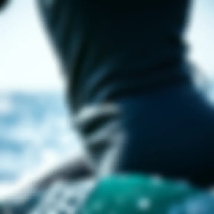 Kitesurf Wetsuit Material Comparison Wetsuit material comparison showcasing flexibility and insulation