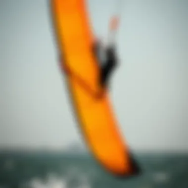 Close-up of a beginner kite