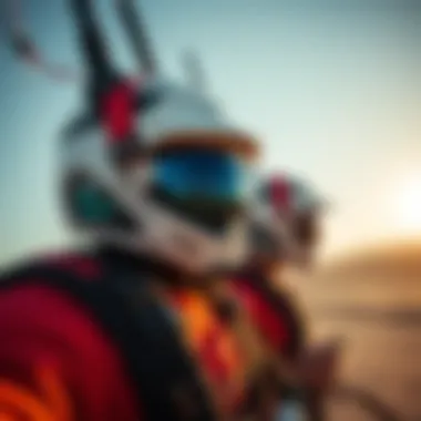 Innovative Cabrinha Gear Close-up of Cabrinha kite gear showcasing innovative technology