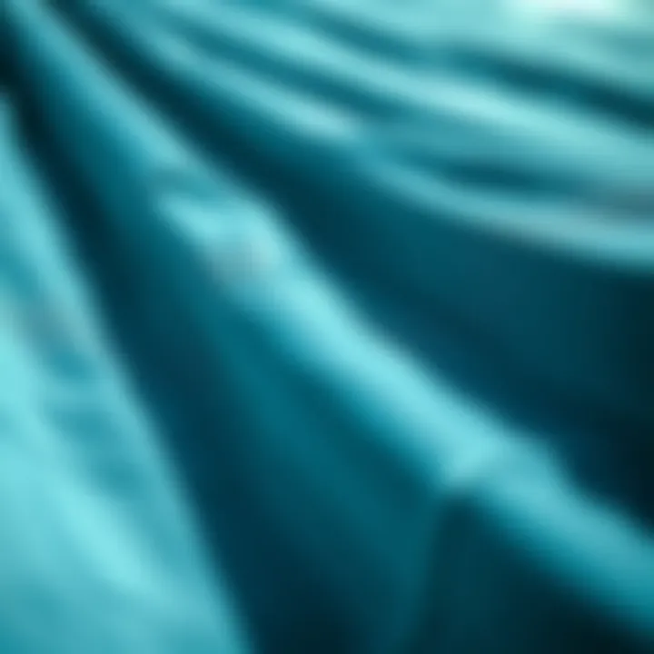 Close-up of high-quality kite fabric showing durability