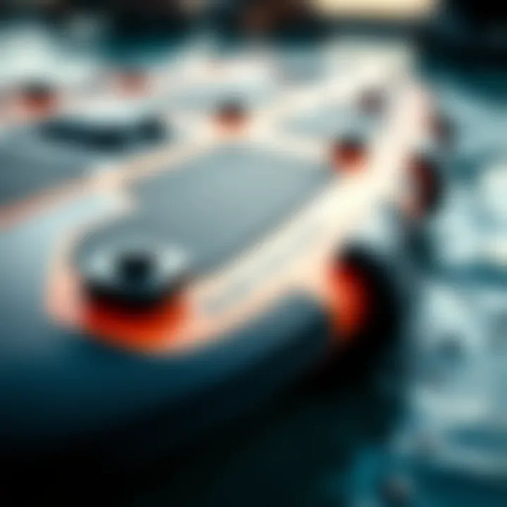 Electric Body Board Features Close-up of electric body board features