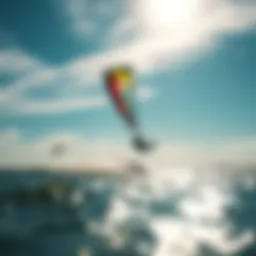 Dynamic flight of Eleveight Kite over water
