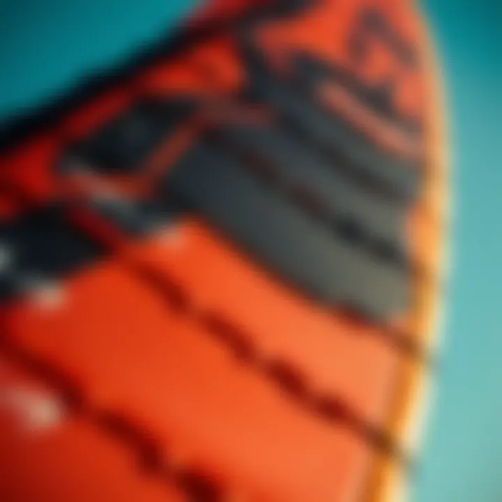 Detailed View of Eleveight Kite's Design Close-up of Eleveight Kite's intricate design