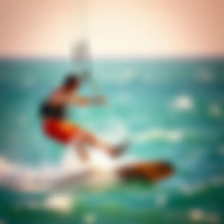 Rider Engaging with Eleveight Kite Kiteboarder experiencing the performance of an Eleveight Kite