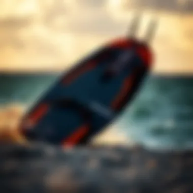 Durable slingshot kiteboard with advanced features