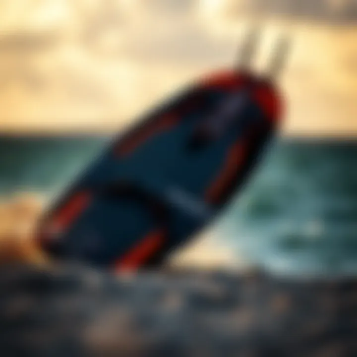 Durable slingshot kiteboard with advanced features