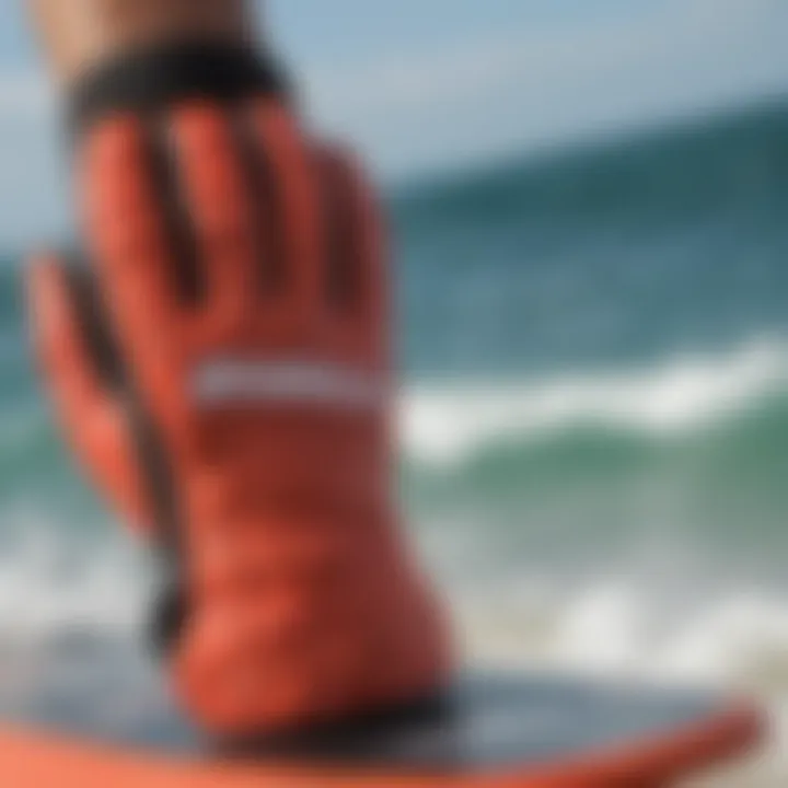 Innovative design features of surfing gloves