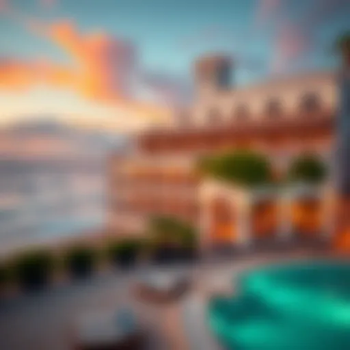 Exterior view of Hotel FeelViana with ocean in background