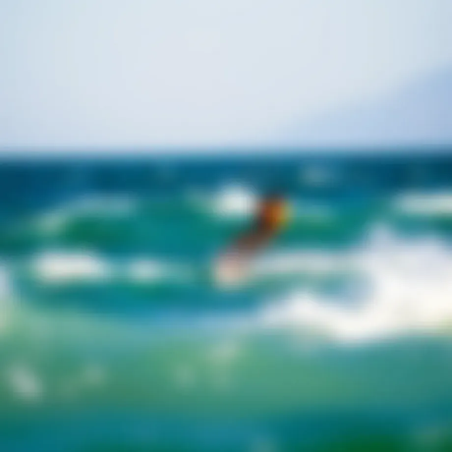 A breathtaking view of kite surfers gliding over the waves in Cape Town