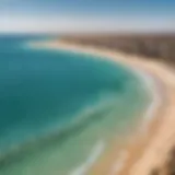 Majestic Dakhla coastline with vibrant blue waters