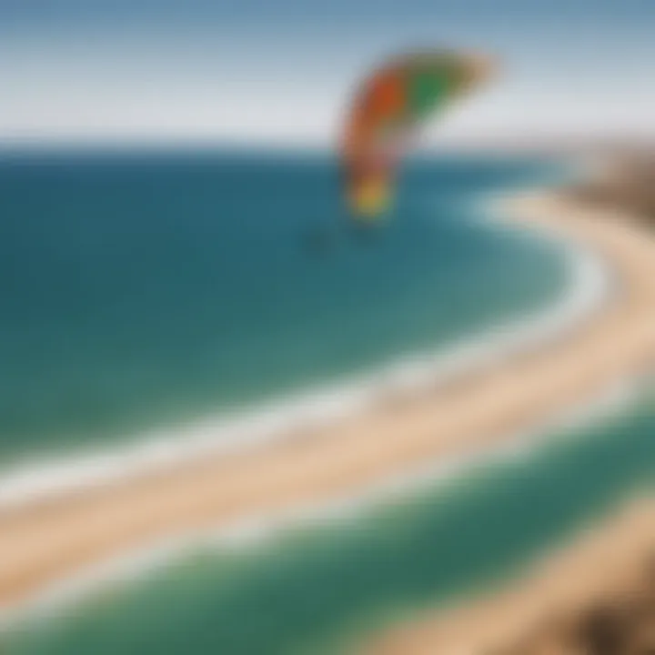 A panoramic view of Dakhla's unique geographic landscape