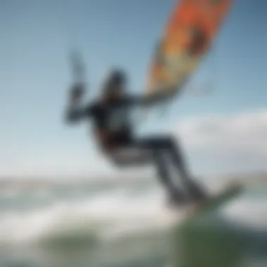 Kiteboarders enjoying the ideal wind conditions in Langebaan