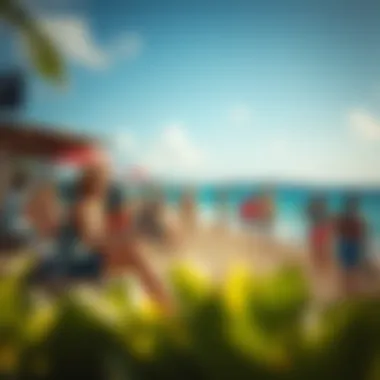 Vibrant Community Life in Mokuleia Locals enjoying the vibrant community atmosphere at Mokuleia.