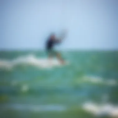 Performance of Ozone Kite Boards on Water Ozone kite board in action on the water highlighting performance