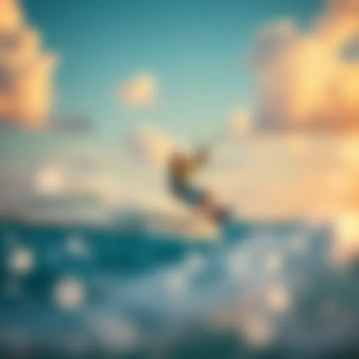 Vibrant kiteboarding scene in Providenciales