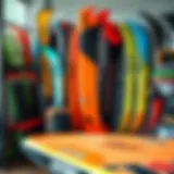 Local Kite Shop Display Diverse kites displayed in a local shop