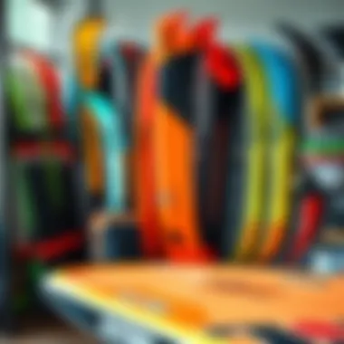 Local Kite Shop Display Diverse kites displayed in a local shop