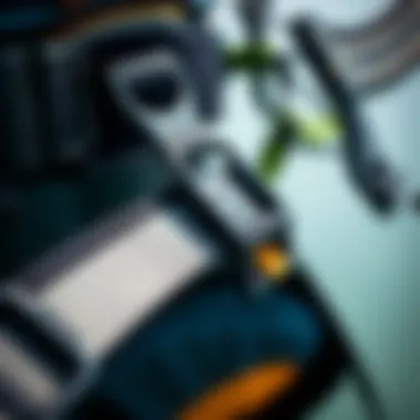 Evaluating Harness Durability and Features Close-up of a harness demonstrating its durability and features