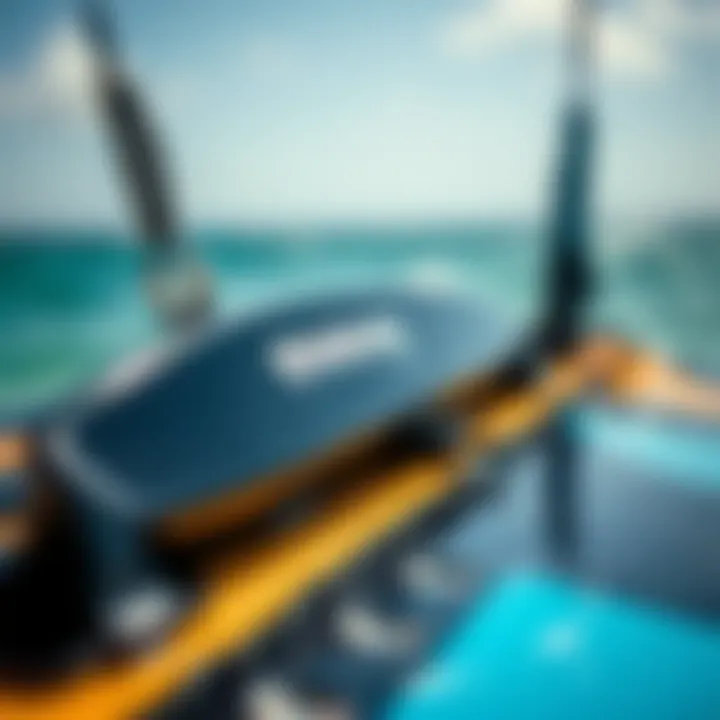 Close-up of Starboard Lite kiteboarding equipment highlighting innovative design and technology