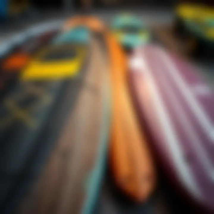 Comparative Analysis of Foil Board Materials Various materials used in foil board construction laid out for comparison