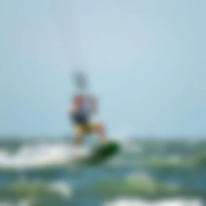 Cabrinha Mantis in action on the water, demonstrating its performance and agility in kiteboarding.