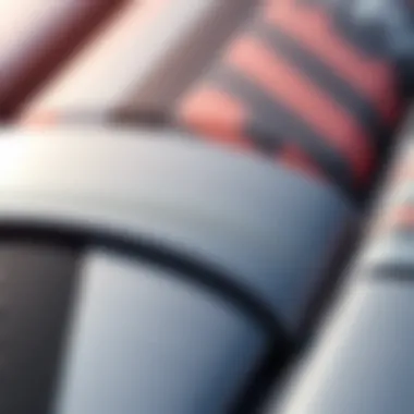 Innovative Materials Driving Performance Close-up of advanced materials used in wind foils