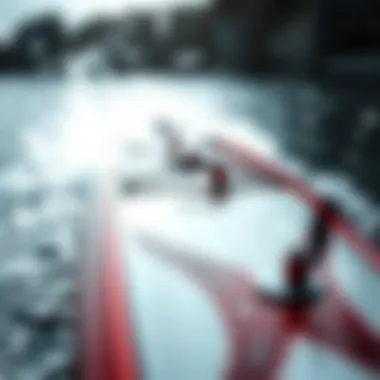 Innovative Hydro Surfboard Design Close-up of hydro surfboard design