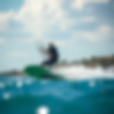 Sustainability in Water Sports Visual representation of sustainability trends in water sports, featuring eco-friendly materials