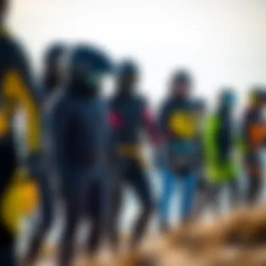 Comparison of various winter wet suit designs