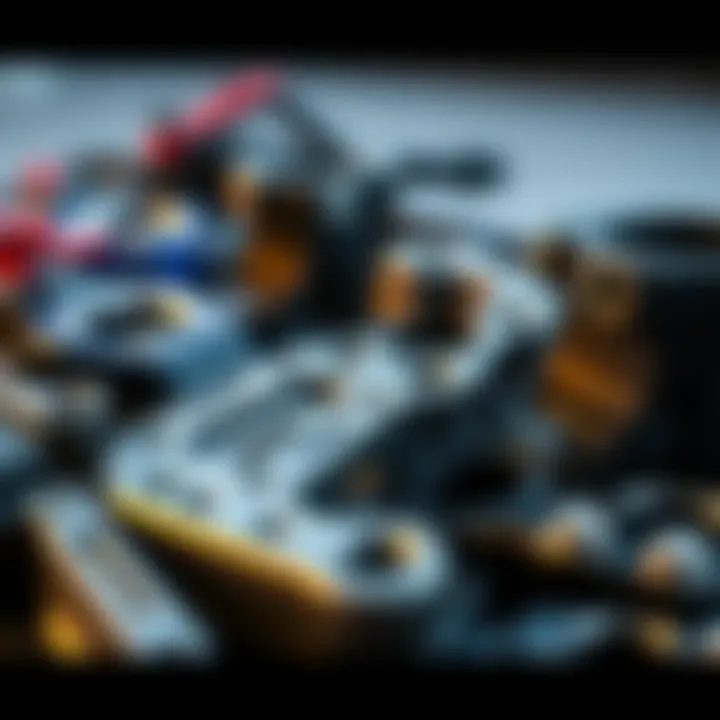 Assortment of Quality Slingshot Parts High-quality slingshot parts assortment