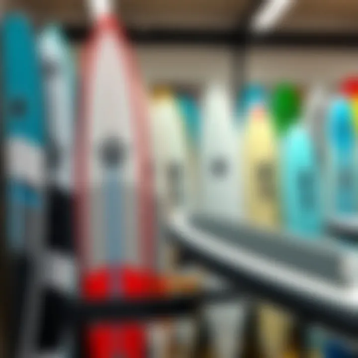 Variety of Starboard SUPs on display