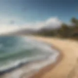 A breathtaking view of the wind-swept beaches at Palmas de Cortez