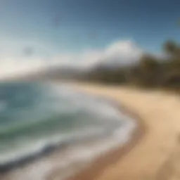 A breathtaking view of the wind-swept beaches at Palmas de Cortez