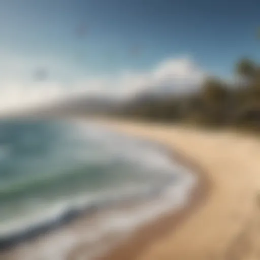 A breathtaking view of the wind-swept beaches at Palmas de Cortez