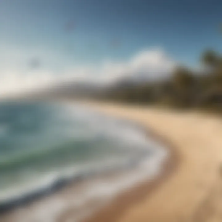 A breathtaking view of the wind-swept beaches at Palmas de Cortez