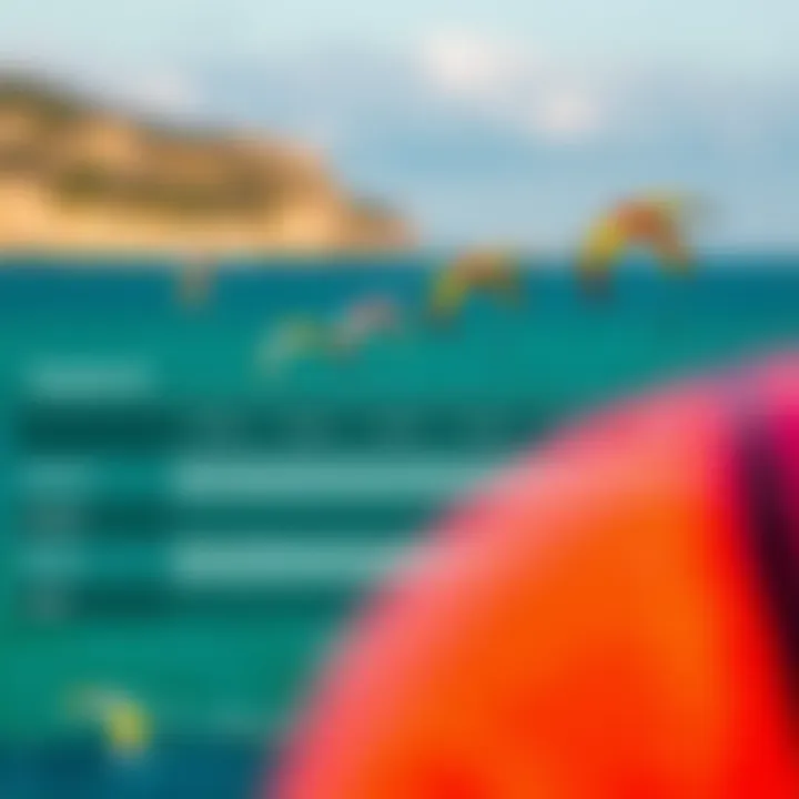 Comparison of Slingshot GT with Other Models Comparison chart of the Slingshot GT with other kite models